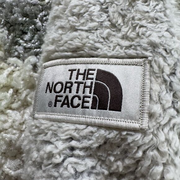 The North Face Jacket Womens small‎ Cream Furry Fleece Full Zip Up Size Small - Picture 7 of 7